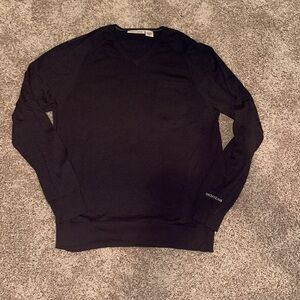 Barely worn black DKNY vneck sweater size medium